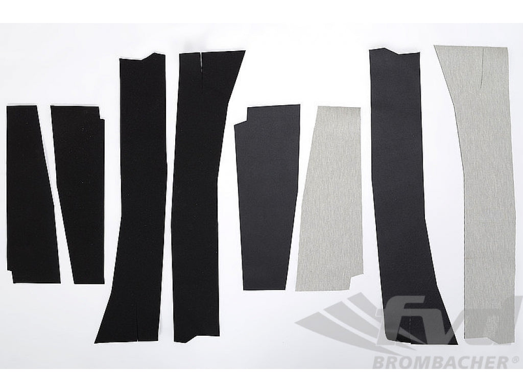 Pillar Lining Set 911 / 964 / 965 / 993 - Complete - Black