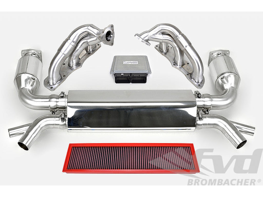 Tuning Kit - 991.2 Turbo / TurboS - Level 2 - Exhaust System Sport - OEM Tips - 680 Hp / 650 TQ
