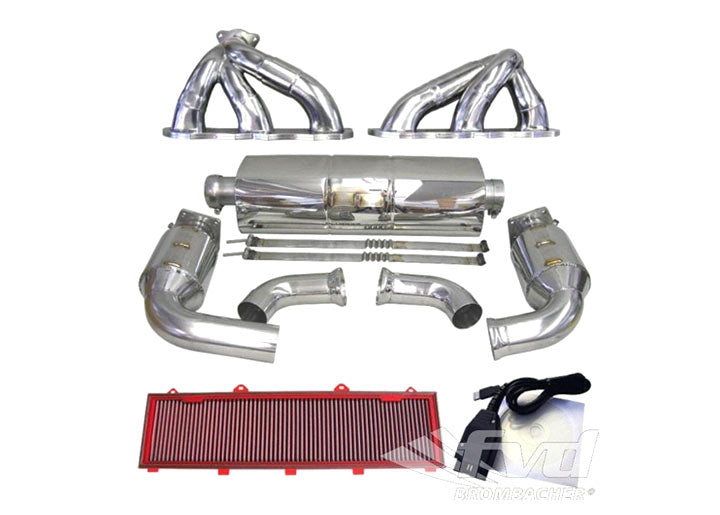 997.2 Turbo Level 2 (620PS/597TQ) Exhaust ( TUV version) 200 cell sport catalytic
