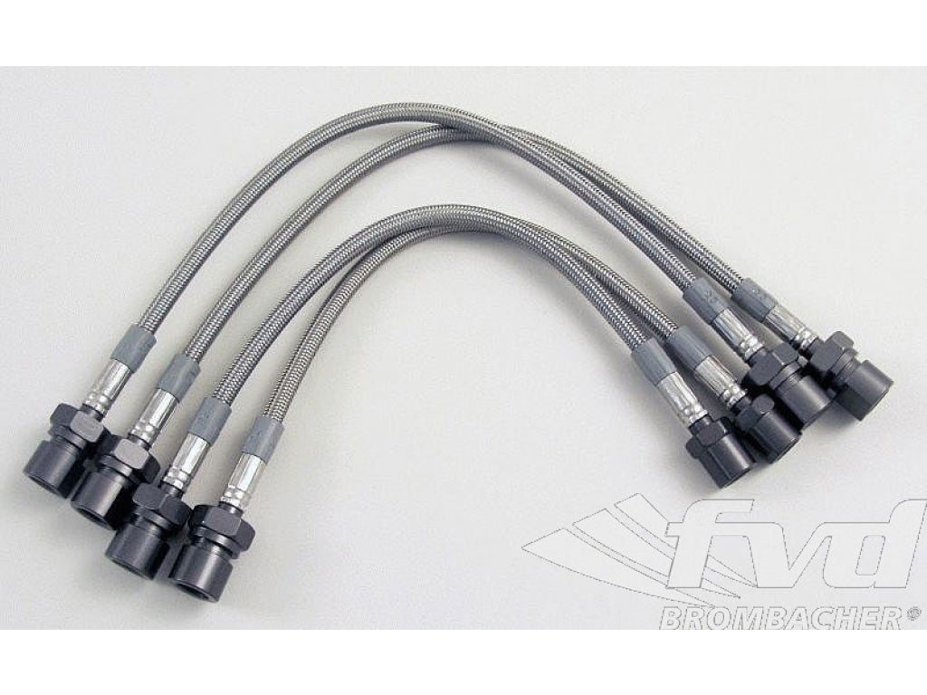 964 Braided Steel Brake Lines