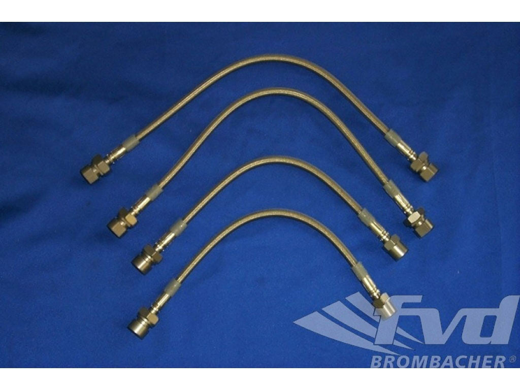965 Braided Steel Brake Lines (3,3L/3,6L)