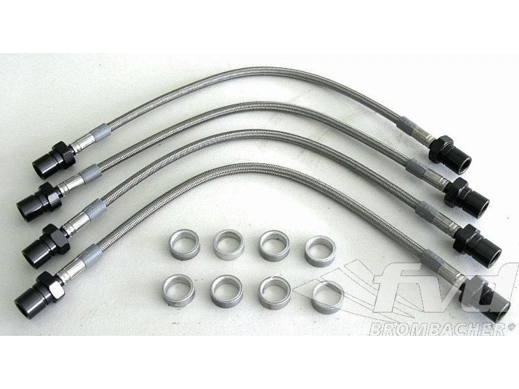 Braided Steel Brake Lines 986/996/996t/GT2/GT3/987/997/997t/GT3/997.2