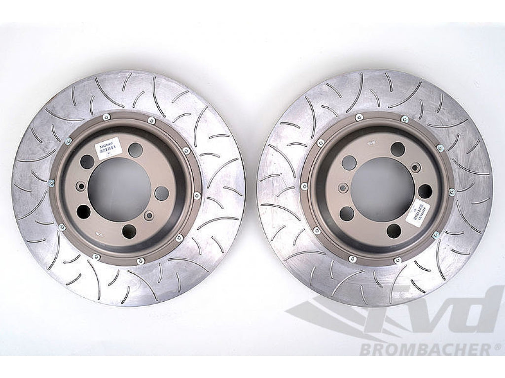 Brembo Type III Slotted Rotor Set 991.1 GT3 / RS - FRONT - 380 x 34 mm - Steel Brakes