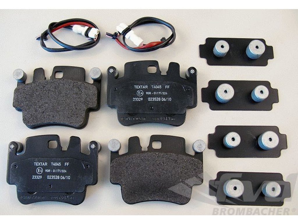 Brake service kit front (no Discs!) 996C2/4, 986S 00-04
