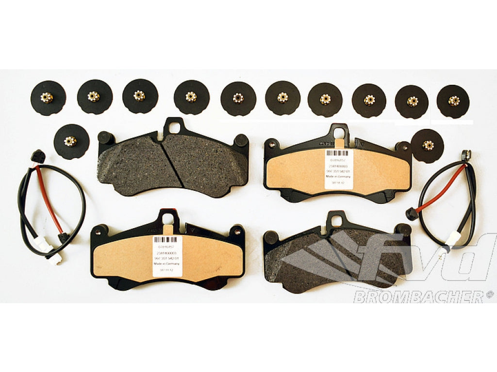 Brake service kit front (no Discs!) 997 Turbo 07-09