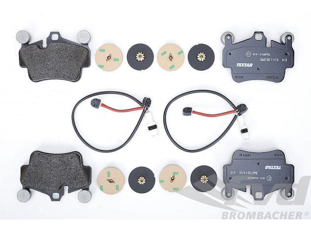 Brake service kit rear ( no Discs!) 997-2 C4S 09-
