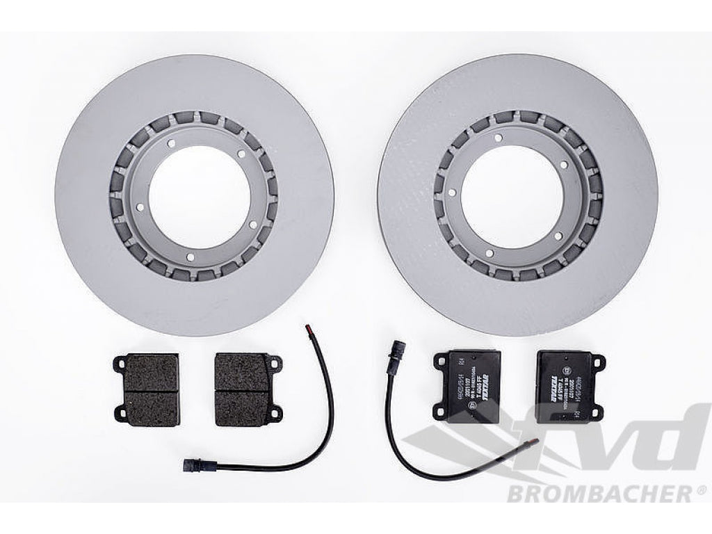 Brake Service Kit 911 1984-89 - Front - Including Brake Rotors