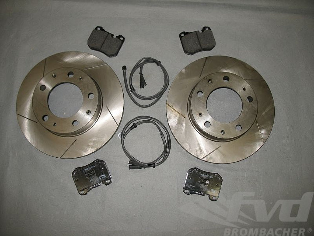 Brake service kit front 928 78-82 with brake discs