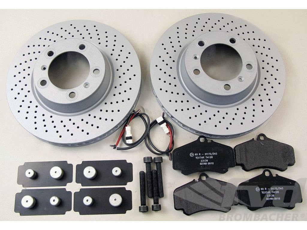 Brake service kit front 997-2 C4S 09- ( without center lock )