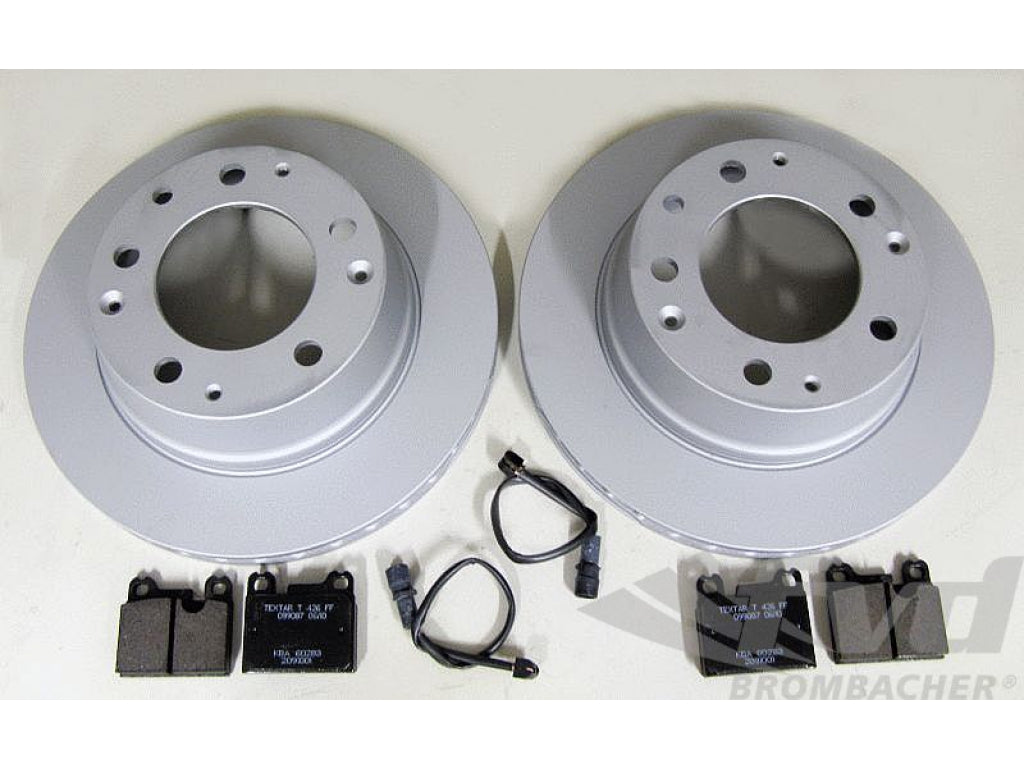 Brake Service Kit 911 1984-89 - Rear - Including Brake Rotors