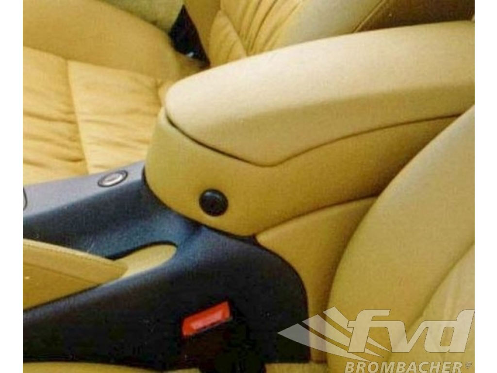 Armrest/Storage leather black Boxster 97-04