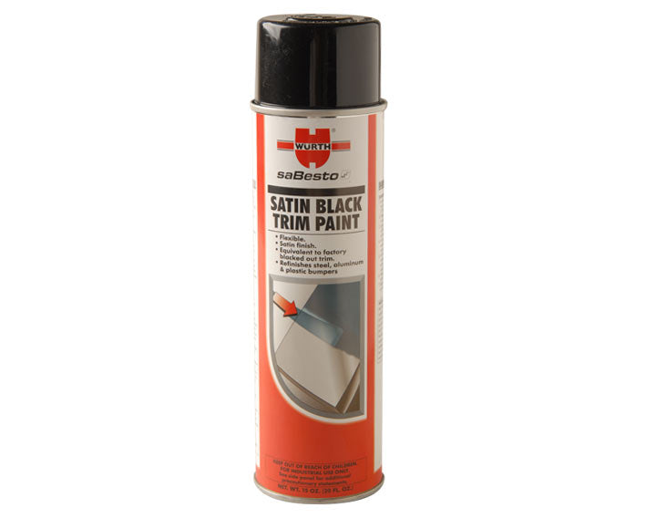 WURTH TRIM PAINT SATIN BLACK13.5 oz (400ml)