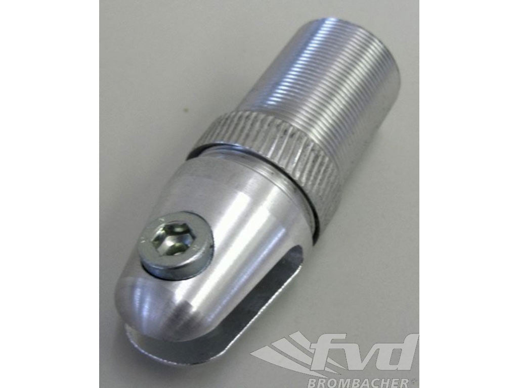 Connecting joints in silver (alu) right-thread