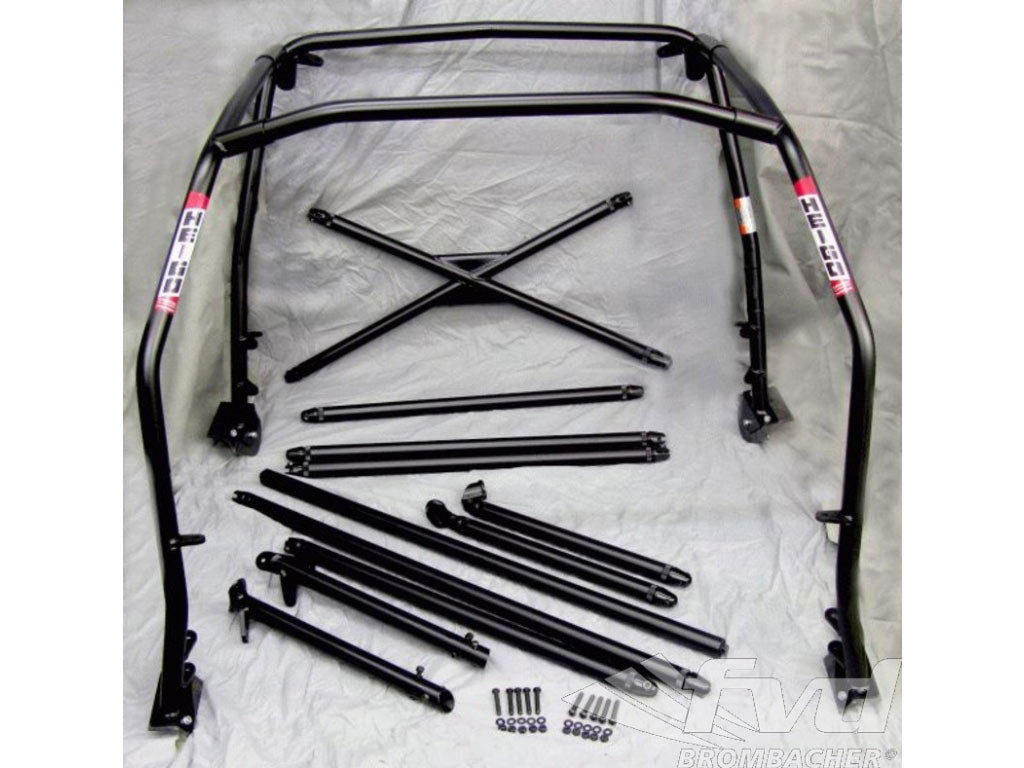 Roll Cage 964 sunroof In Steel with Harness Bar and X-Diagonal Brace