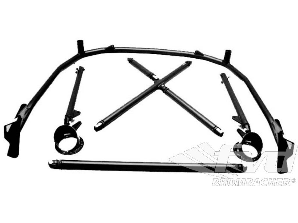 Roll Bar Steel Cayman Clubsport , bolt-in-bar (with X-diagonal and harness bar)