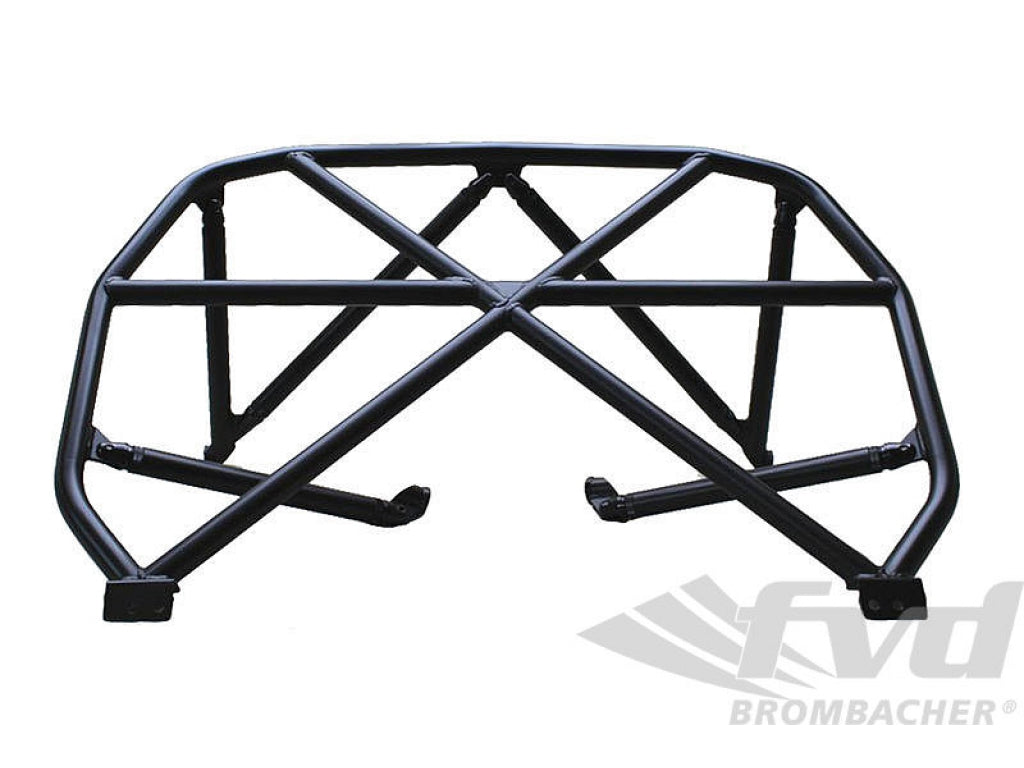 Roll Bar 991.1 - Steel - Bolt-in - Without Sunroof - X-Diagonal + Harness Bar + T-Support + V-Supp.
