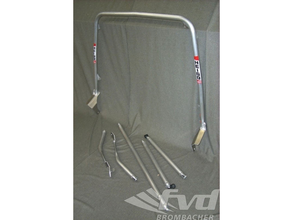 Roll bar alu 993sunroof, bolt-in-bar with tunneling supporting & diagonal bar