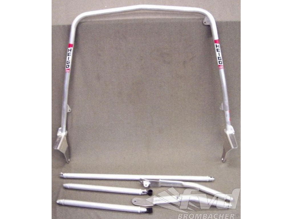 Roll bar alu 993 Coupe , bolt-in-bar with tunneling supporting&diagonal bar