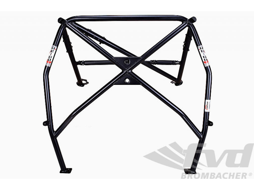 Clubsport Roll Bar 996 / 997 GT3 / GT2 - Steel - Bolt In - X-Diagonal + Harness Bar