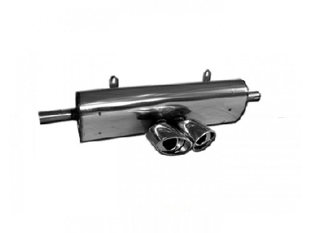 Hofele Stainless Dual Oval Tip Sport Muffler