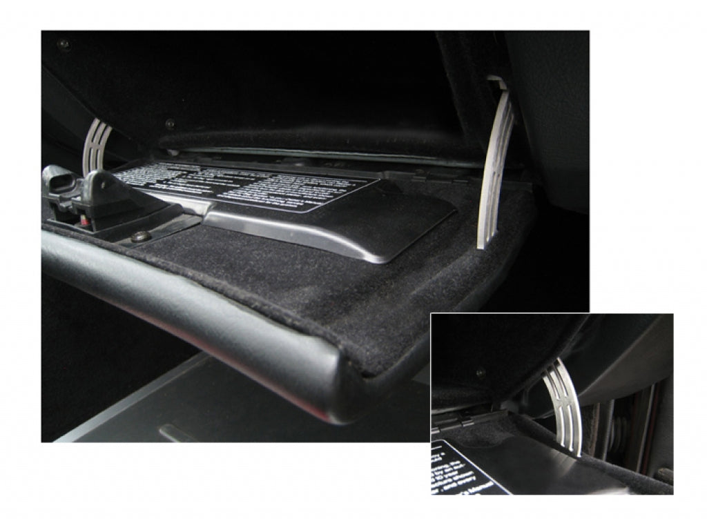 Rennline Glove Box Hinge Repair Kit (For Cars Without AirbaG), Silver