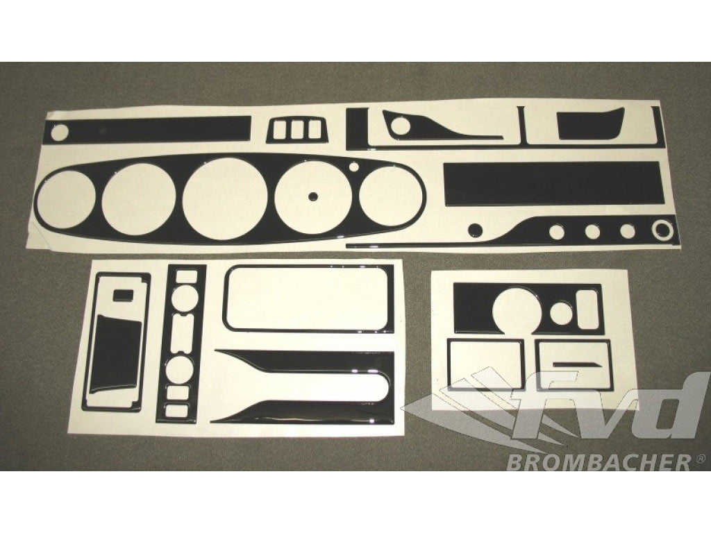 Instrument cluster kit, black 911 -98