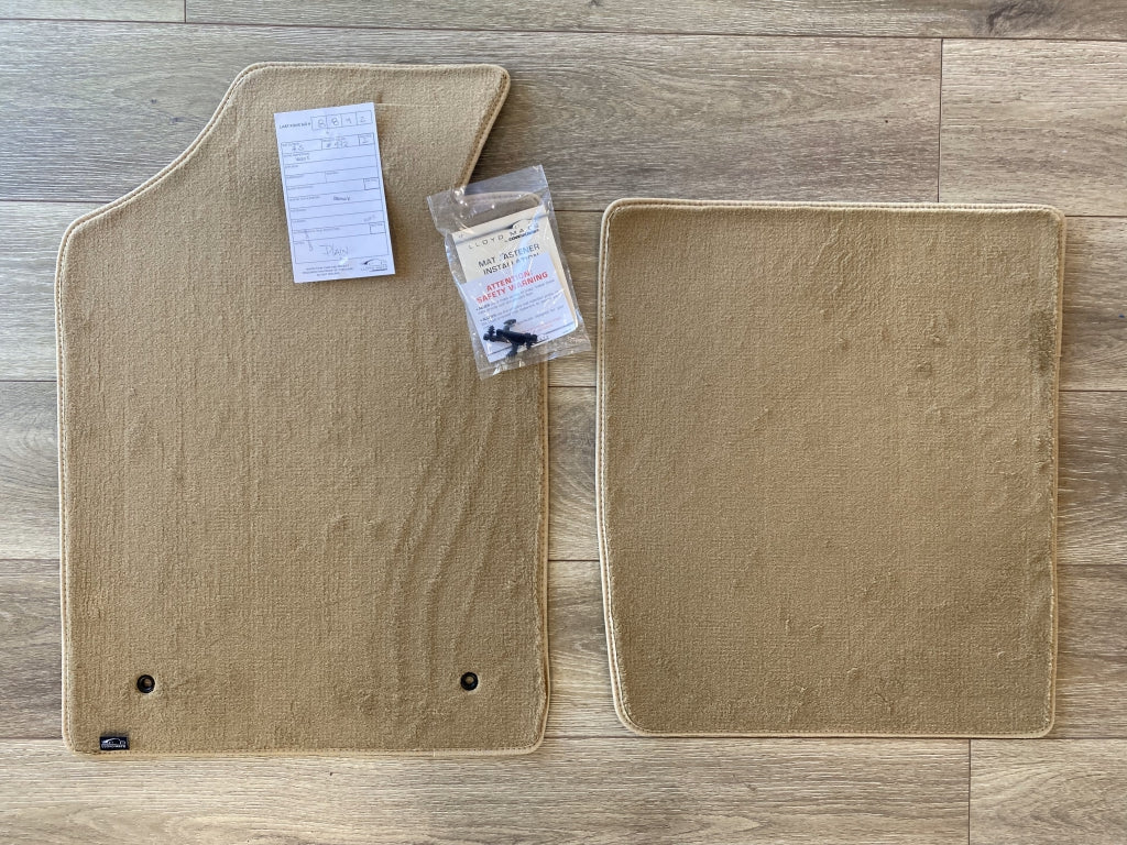 two piece 914 lloyds mat set for your 914 in tan