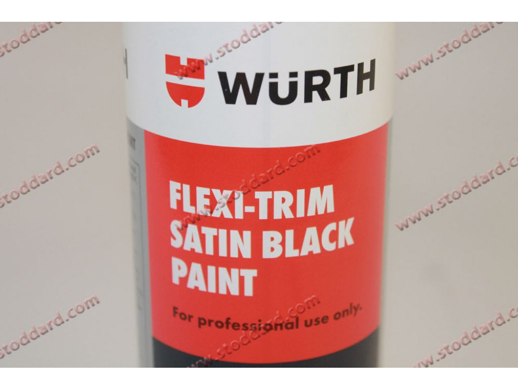 Wurth Flexi-Trim Satin Black Flexible Spray Paint.