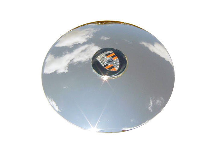 356C & 912 911 Disc brake hubcap with gold plated enameled crest