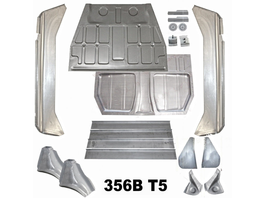 Complete Floor Pan Kit For 356B T5 Includes Pans, Closing Panels, Longitudinals and More!