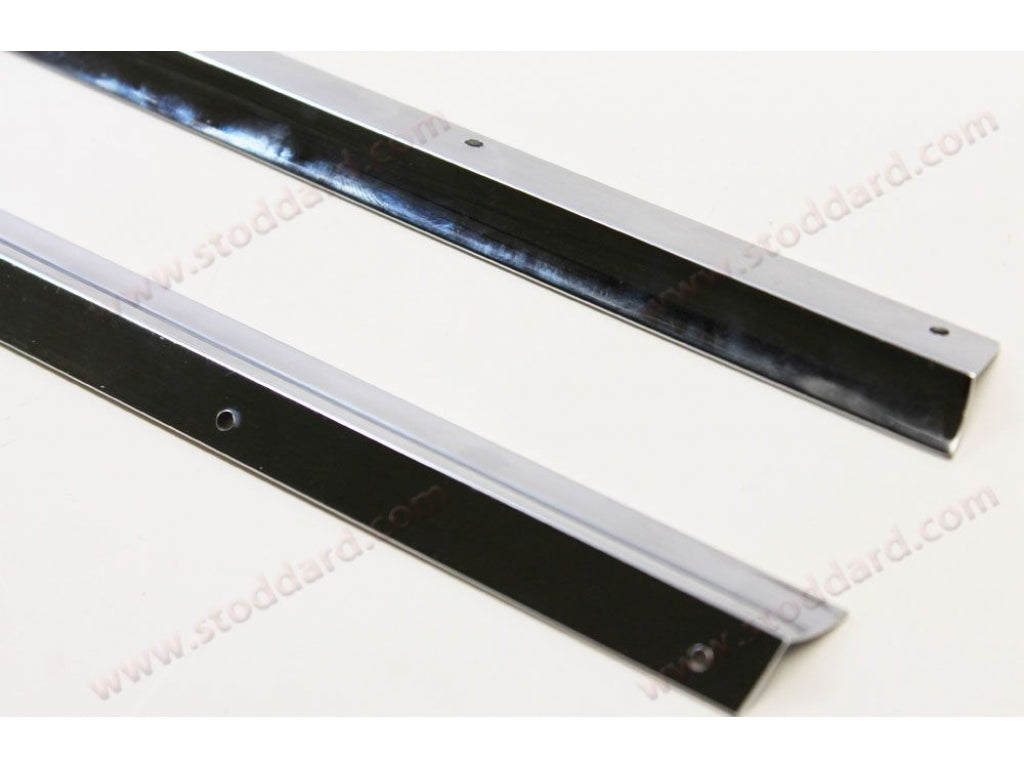 Door Wind Deflector (Rain Channel Strips) Set of Two, Left and Right.