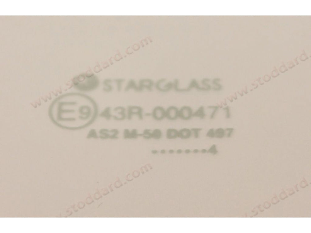 Door Window Glass, Right, for 356A, 356B, and 356C Cabriolet Models