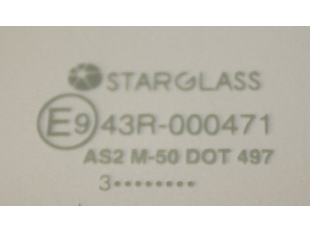Vent Window Glass, Right, for all 356B and 356C Coupe