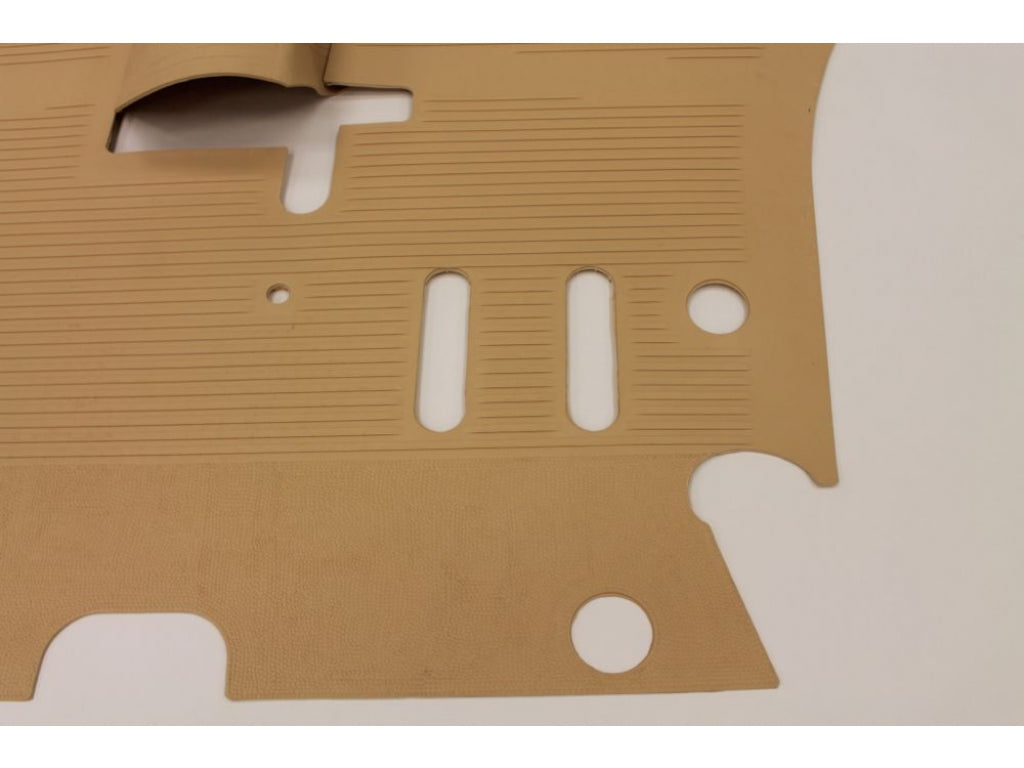 Complete Tan Rubber Floor Mat Set for 356A