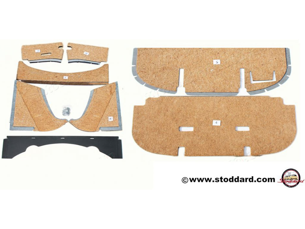 Engine Compartment Sound Insulation Kit -Made in Germany, Exactly As Original!