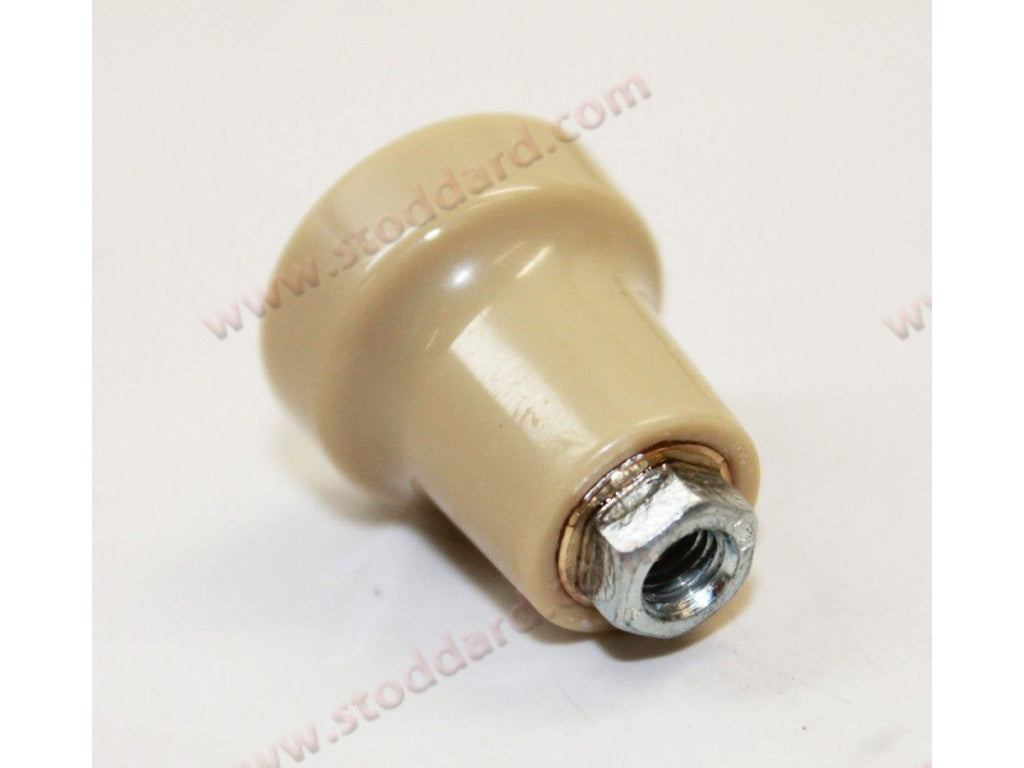Beige Hand Throttle Knob. New German Production. Matched to NOS.