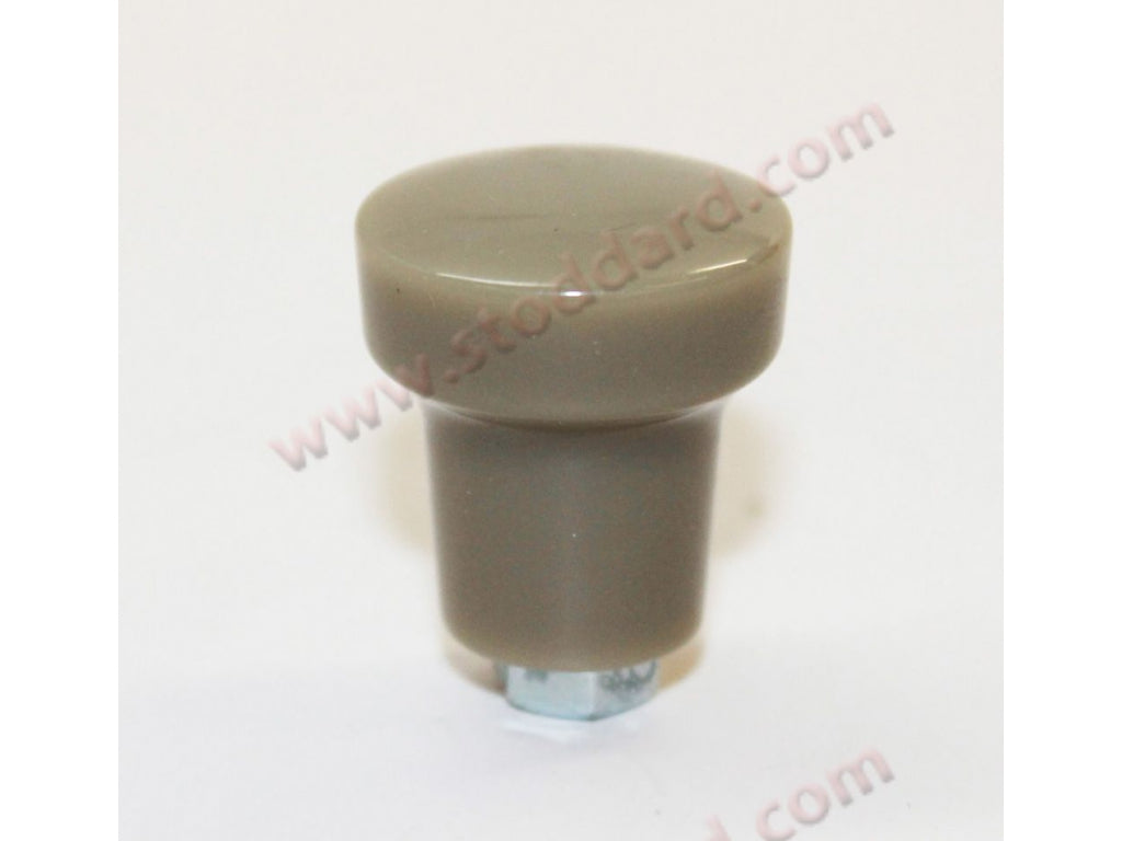 Gray Hand Throttle Knob. New German Production. Matched to NOS.