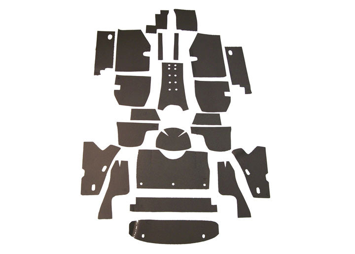 Interior body insulation kit, 356A Cabriolet.