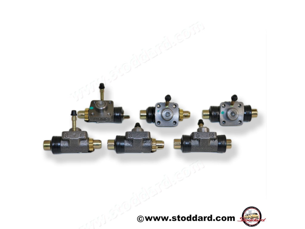 Wheel Cylinders, Complete Set of 6 for 356 356A and 356B. 