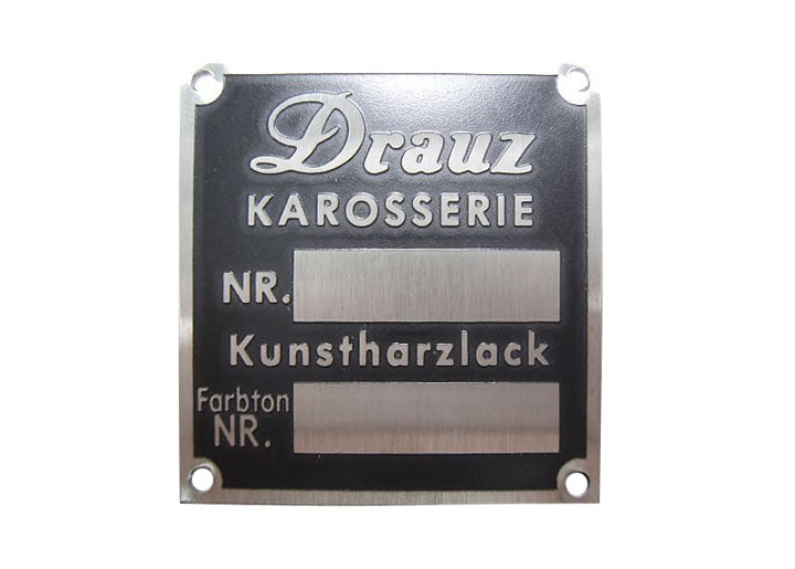 Convertible D & Roadster Drauz Body Badge, 356