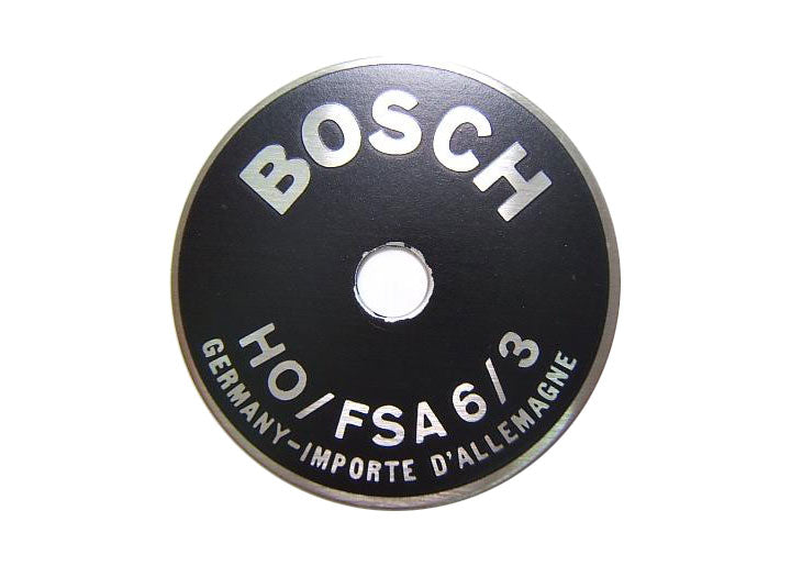 Single Horn Data Plate, right, 356