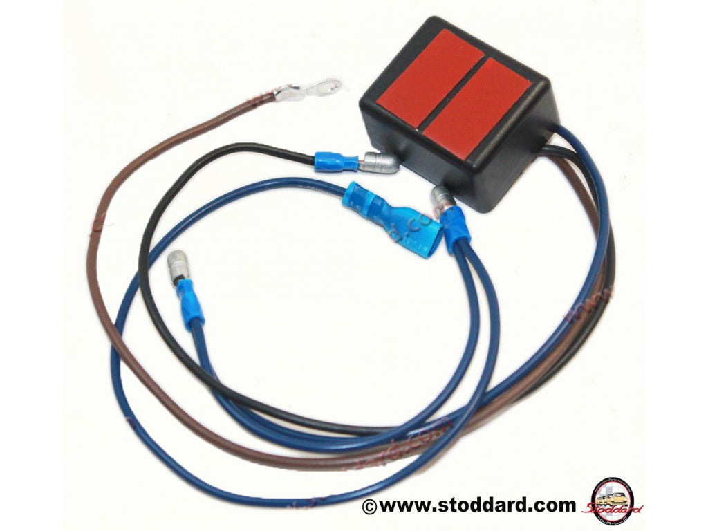 Voltage Reducing Module for Instrument Gauges. Converts 12 volt source to power 6 Volt Instruments in Early 356