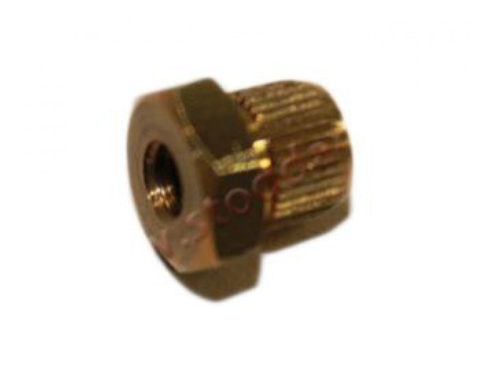 Knurled Brass Nut For Instrument Gauges.