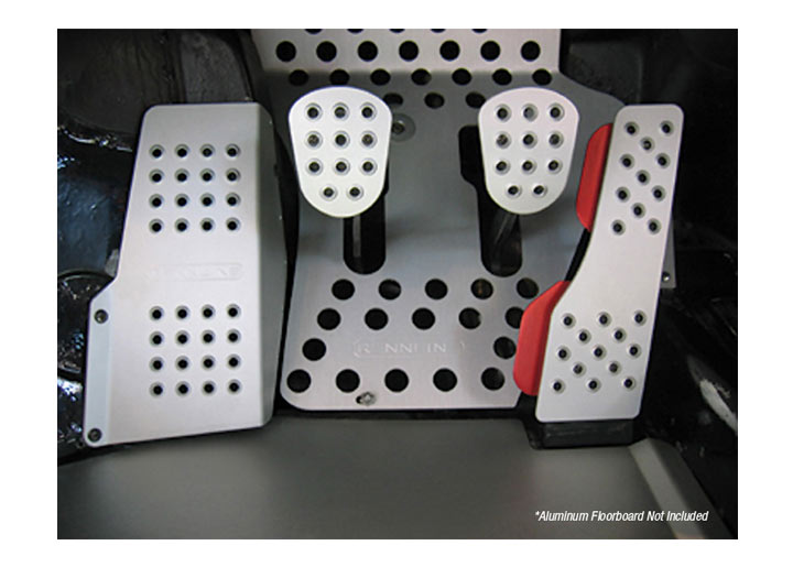 Rennline Perforated 4-Piece Pedal Set - NO LONGER AVAILABLE