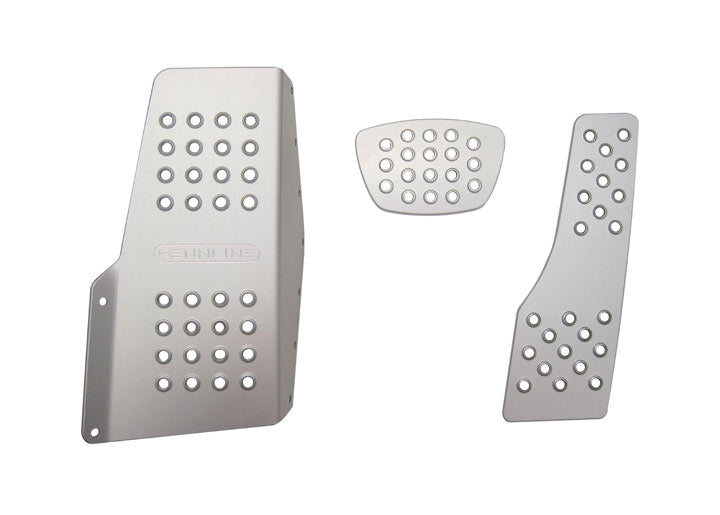 Rennline Perforated 3-Piece Aluminum Pedal set, Automatic
