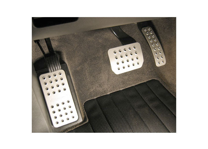 Rennline Perforated Aluminum 3-Piece Pedal Set