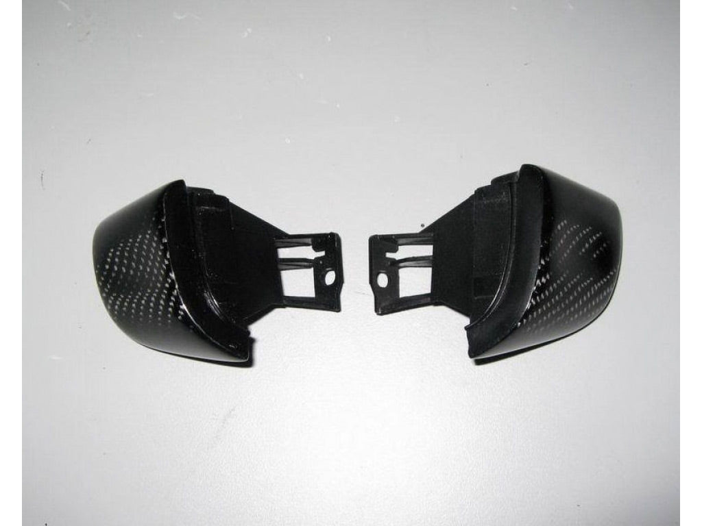 RevoZport Black Carbon Fiber OE 3 Piece Steering Wheel Cover