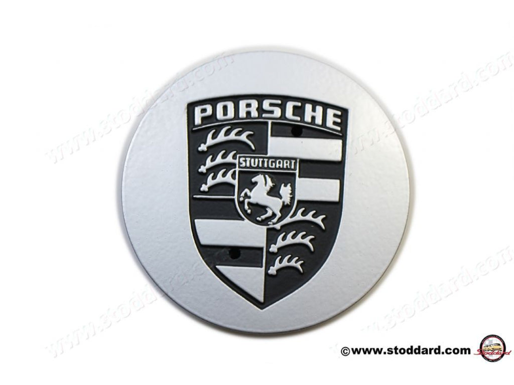 Hub Center Cap with Black Crest