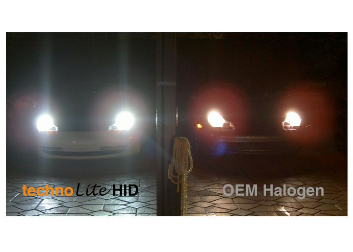 TechnoLite HID Headlight Conversion Kit for Boxster/cayman