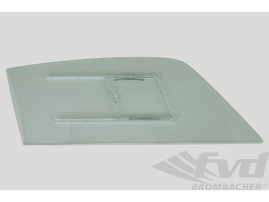 Door glass makralon 993 GT2 right only Race Version 1, green
